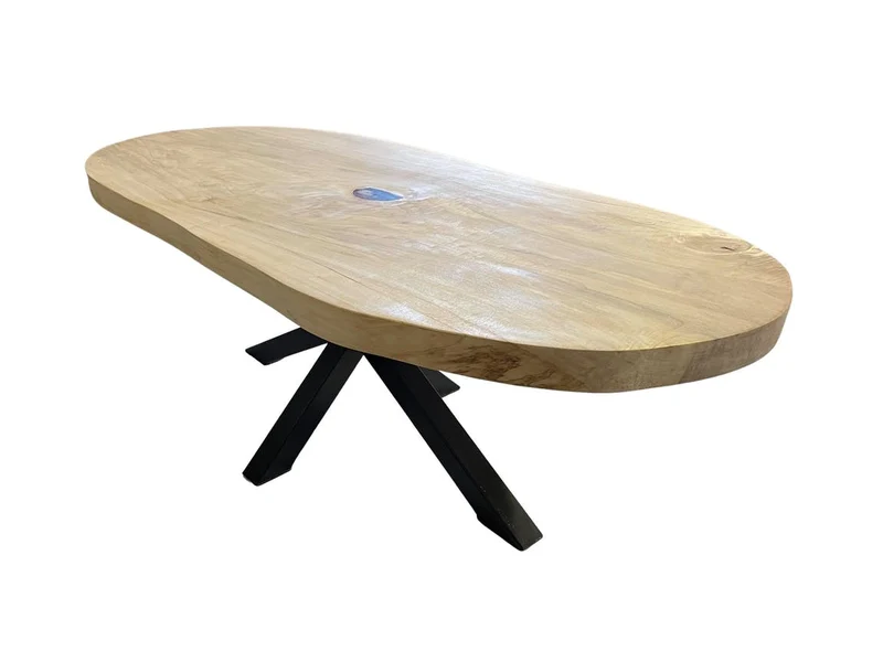 Table en peuplier massif - Coffee Poplar