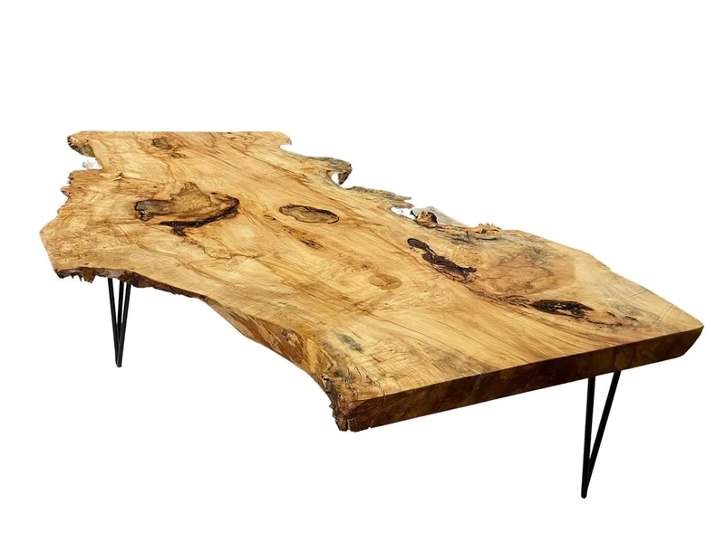 Table basse en érable massif - Lounge