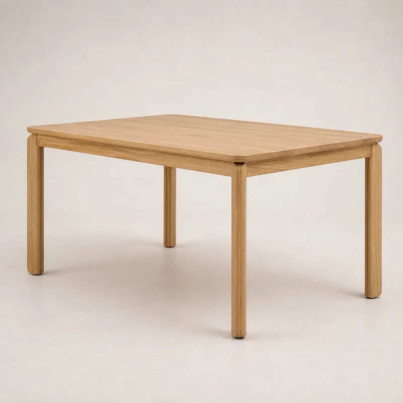 Table de salle à manger à rallonges en chêne massif GOLF | VESKOR