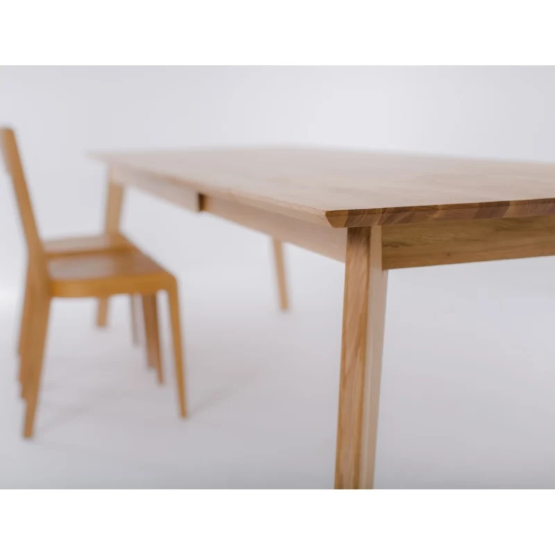 Table de salle à manger à rallonges en chêne massif PREMIER | VESKOR