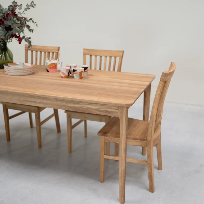 Table à manger extensible en chêne massif ASTRID | NordicStory
