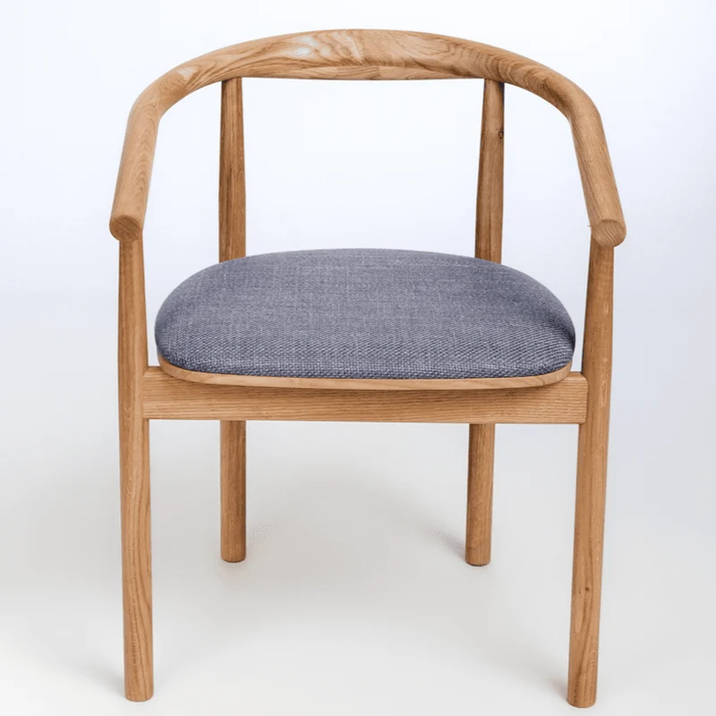 Lot de 2 ou 4 chaises en chêne massif rembourrées Lea | NordicStory