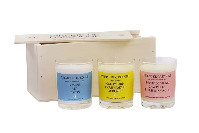 Coffret de bougies La Cirerie de Gascogne