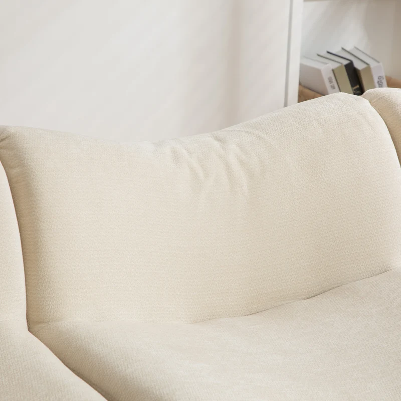 Canapé modulaire chenille beige 3 place