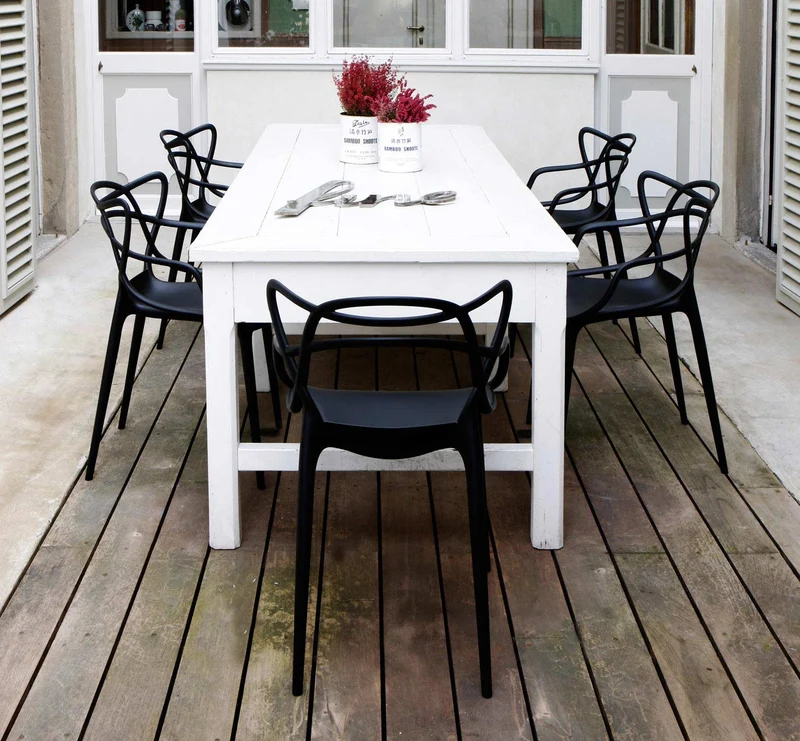 Set 4 Masters Chaise by Kartell