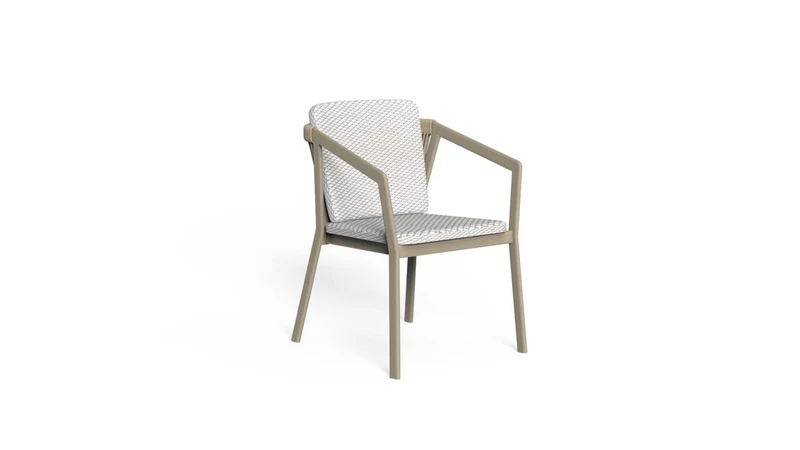 Set 2 Nova chaise de salle à manger pour l'extérieur