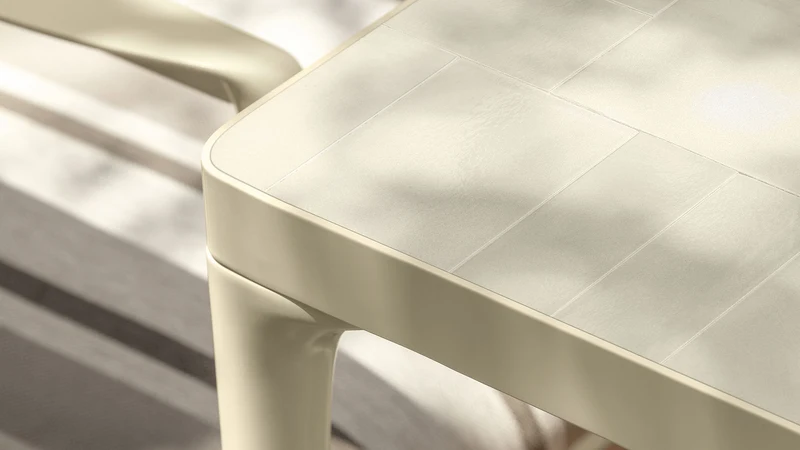 Nalu set: table à manger + n. 4 chaise