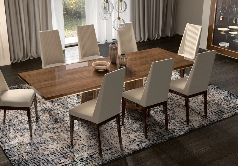Table à manger 250 cm noyer – Eva