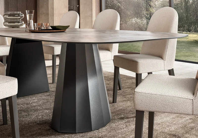 Ensemble table marbre 8 personnes – Dune