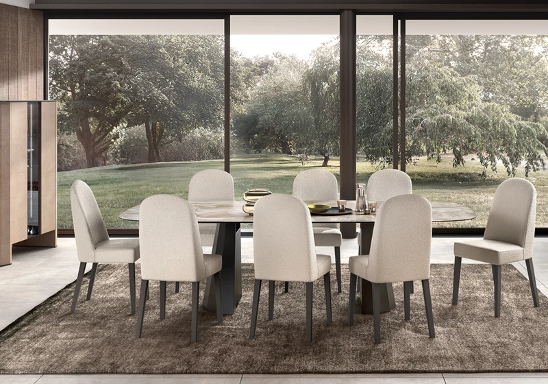Ensemble table marbre 8 personnes – Dune