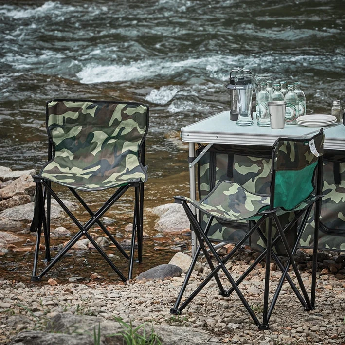 SoBuy FST96-TN Chaise de pêche | Chaise de Camping | Matériel de Camping