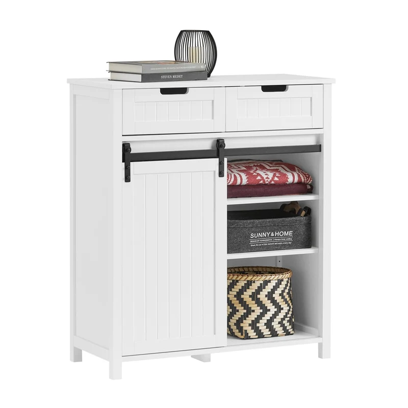SoBuy FSB74-K-W Meuble Chaussures, Meuble Entrée, Commode Armoire de Rangement