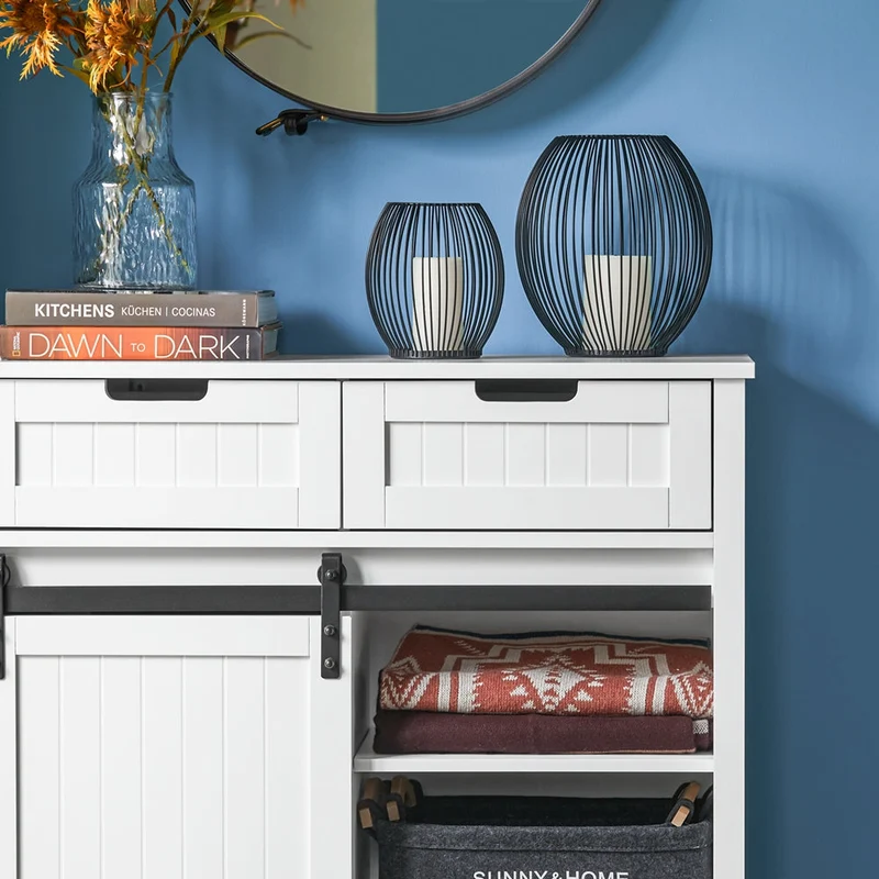 SoBuy FSB74-K-W Meuble Chaussures, Meuble Entrée, Commode Armoire de Rangement
