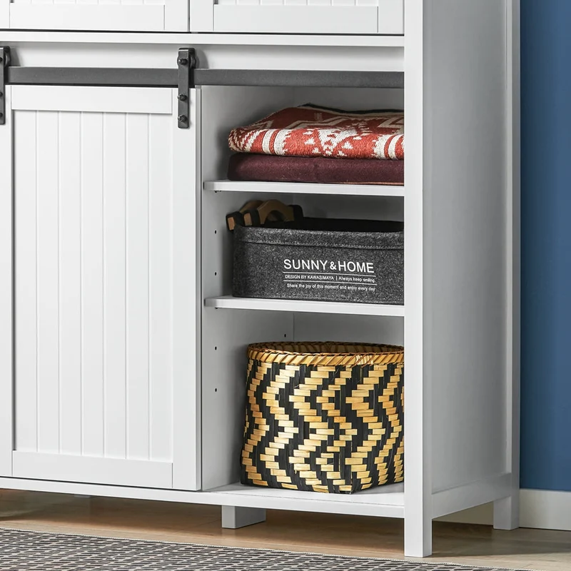 SoBuy FSB74-K-W Meuble Chaussures, Meuble Entrée, Commode Armoire de Rangement