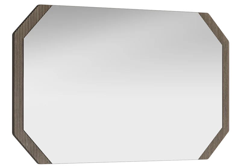 Ensemble salle à manger bois marbre - Hexagon
