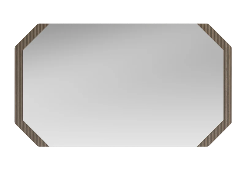 Ensemble salle à manger bois marbre - Hexagon