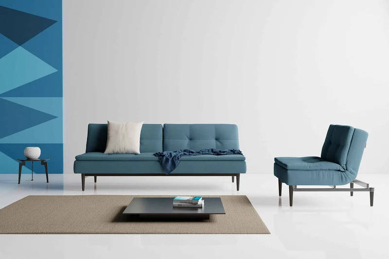 Canapé-lit Innovation Living - Dublexo Styletto (Bois noir)