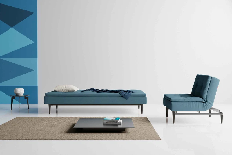 Canapé-lit Innovation Living - Dublexo Styletto (Bois noir)