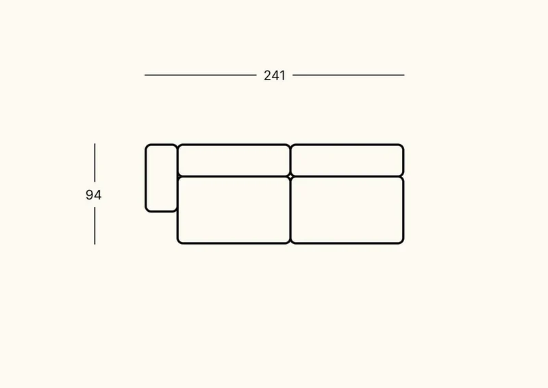 Canapé Vetsak - Chaise Two Module