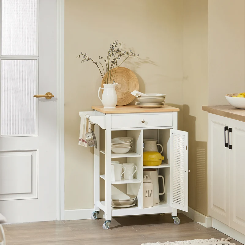 SoBuy FKW96-II-WN Desserte Roulant Buffet Meuble de Rangement Cuisine