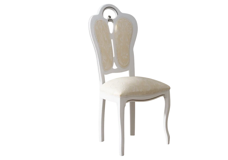 Salle à manger baroque blanc doré complète - NOBILE