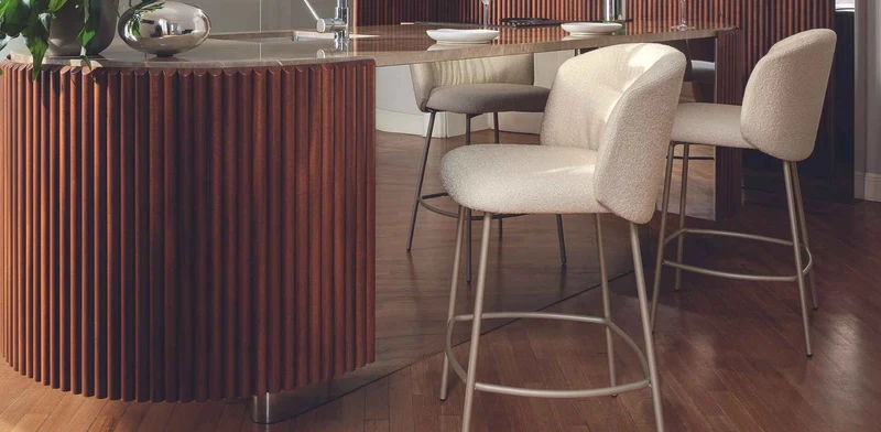 Tabouret Calligaris - Sweel (Pieds en métal) CS2214