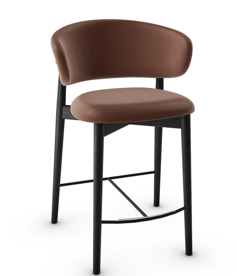 Tabouret Calligaris - Oleandro (Pieds en bois) CS2035
