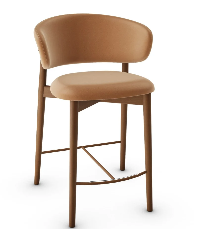Tabouret Calligaris - Oleandro (Pieds en bois) CS2035