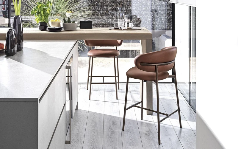 Tabouret Calligaris - Oleandro (Pieds en métal) CS2032