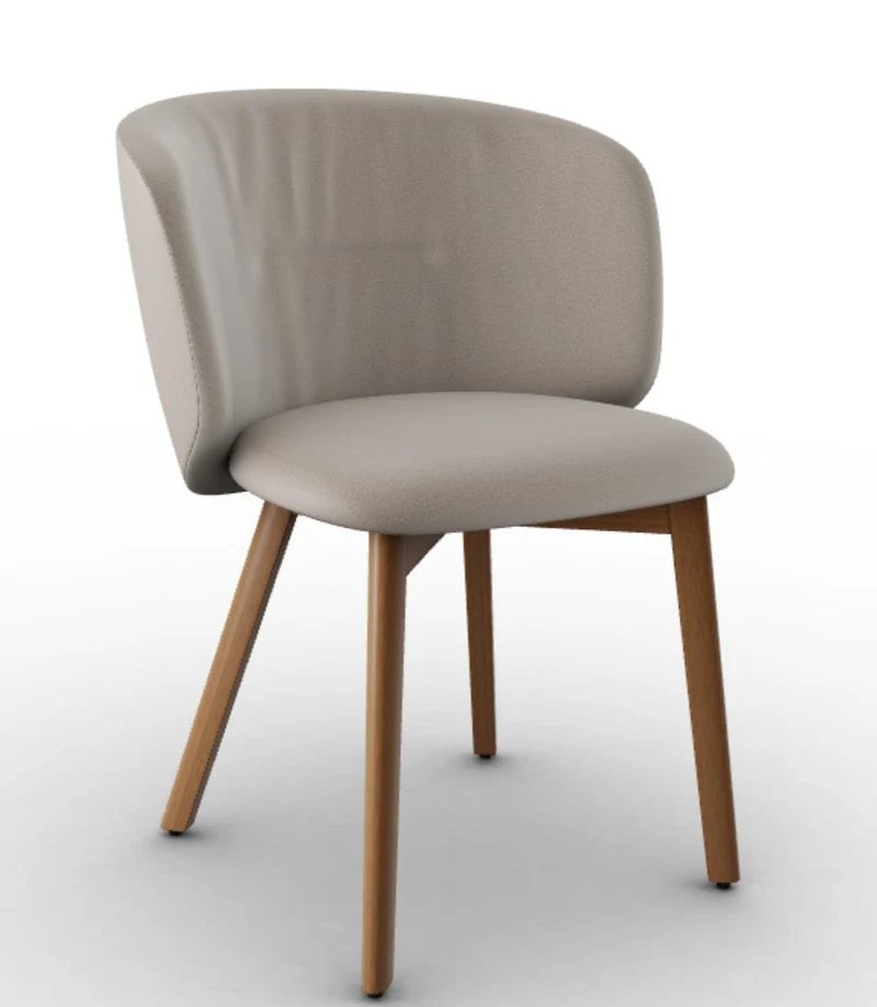 Chaise Calligaris - Sweel (Pieds en bois) CS2207