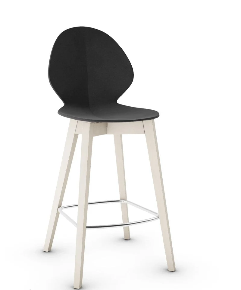 Tabouret Calligaris - Basil (Pieds en bois) CS1495