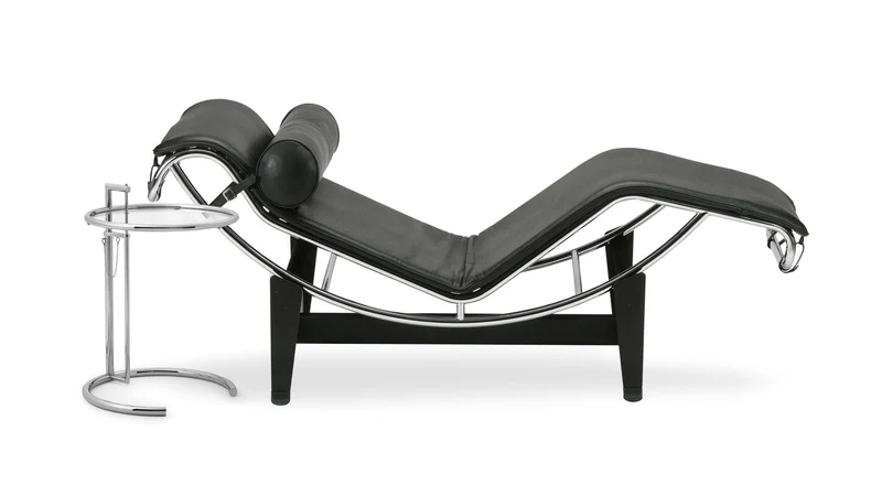 Set chaise longue + Adjustable table - Table d'appoint