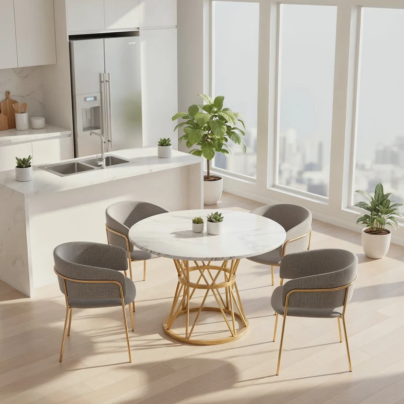 Lot de 2 chaises modernes en tissu côtelé gris avec pieds inclinés en bois et métal, dossier ergonomique et pieds réglables