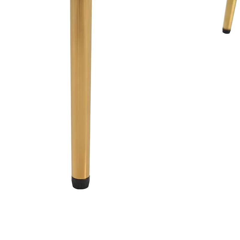 Lot de 2 chaises modernes en tissu côtelé gris avec pieds inclinés en bois et métal, dossier ergonomique et pieds réglables