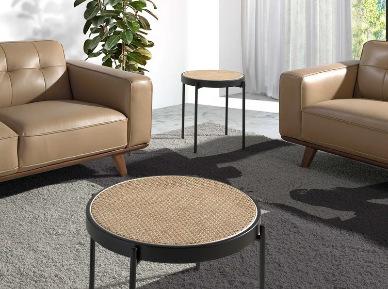 Table d'angle ronde Angel Cerda 2109