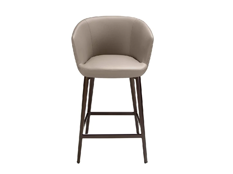 Angel Cerda Tabouret en croûte de cuir 4134