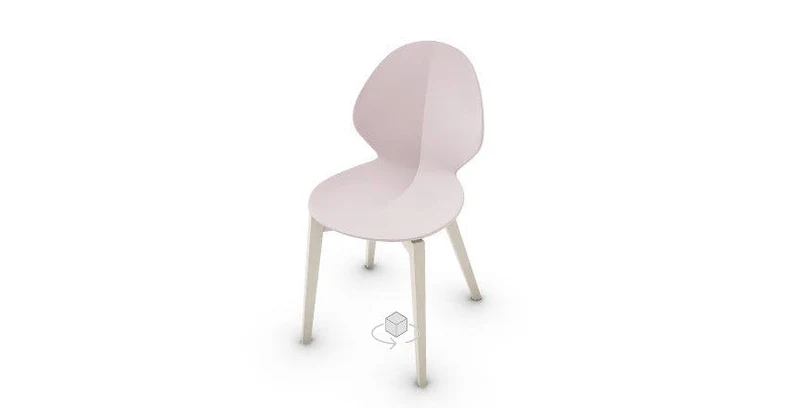 Chaise Calligaris - Basil Wood (CS1348)
