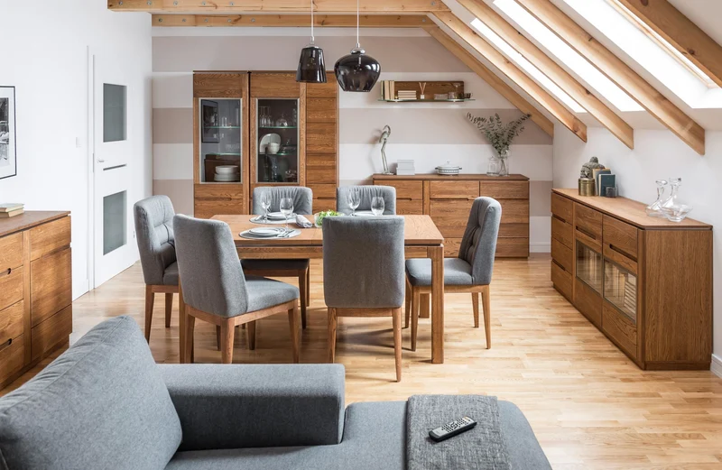 Buffet en chêne MONTENEGRO 44 | LoftStory