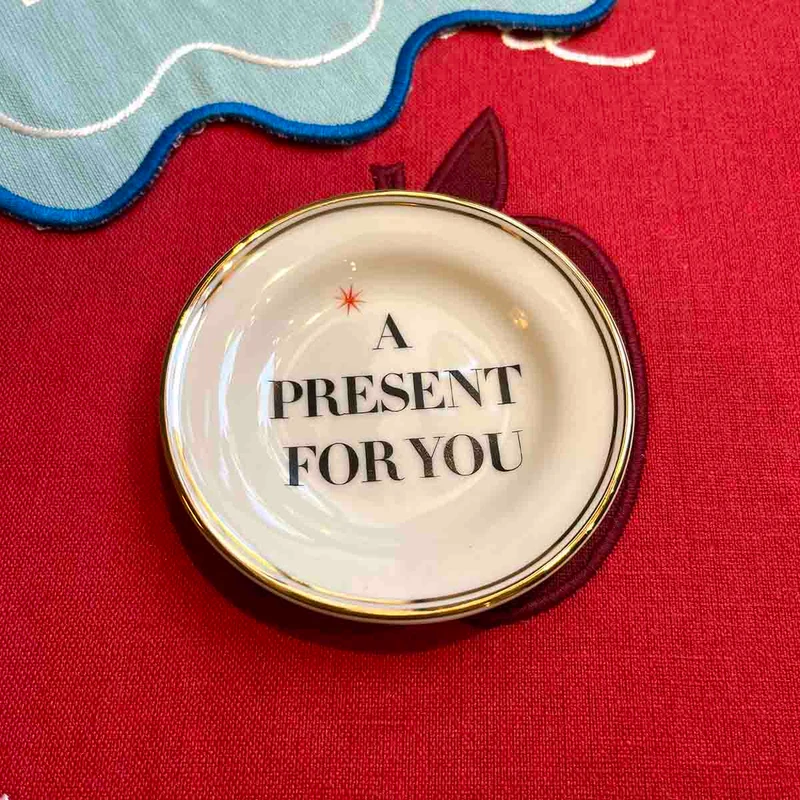 MINI ASSIETTE "A PRESENT FOR YOU"