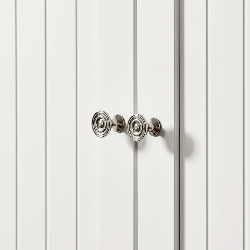 SoBuy FSB44-W Armoire de Cuisine, Buffet Placard avec 4 Portes, 1 tiroir et étagères réglables