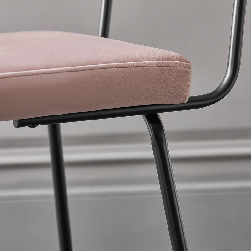SoBuy FST90-Px2 Lot de 2 Tabourets de Bar Design Tabouret Haut de Bistrot avec Dossier et Repose-Pieds, Tabouret de Comptoir, Chaise de Bar