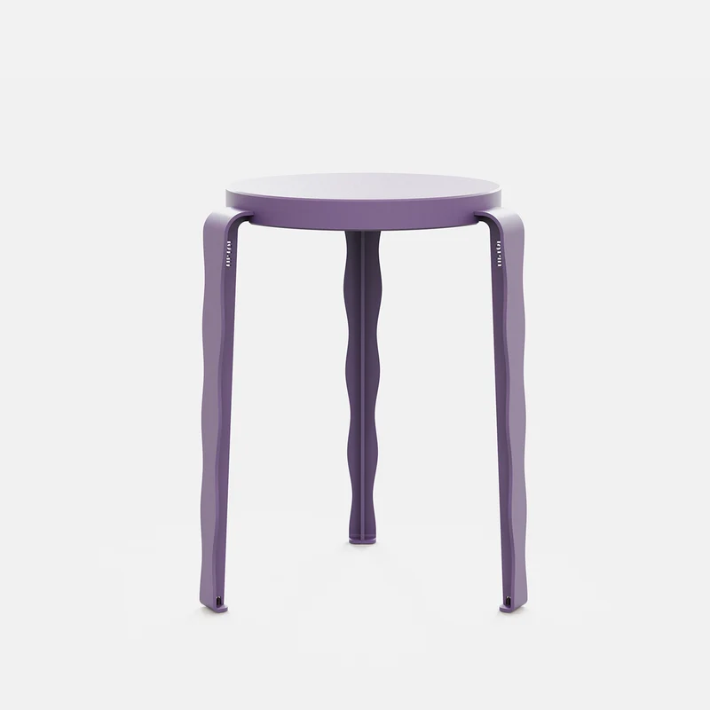 TIPTOE x UCHRONIA - Tabouret LOU monochrome Vague