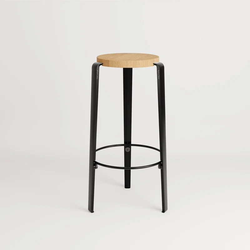 Tabouret de bar - bois éco-certifié - 76cm