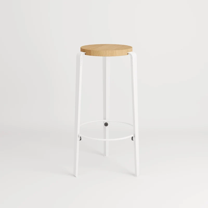 Tabouret de bar - bois éco-certifié - 76cm