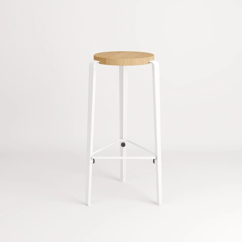 Tabouret de bar - bois éco-certifié - 76cm