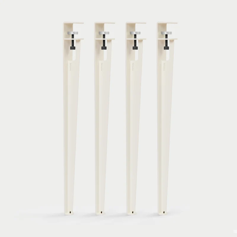 Lot de 4 pieds de table - 75cm