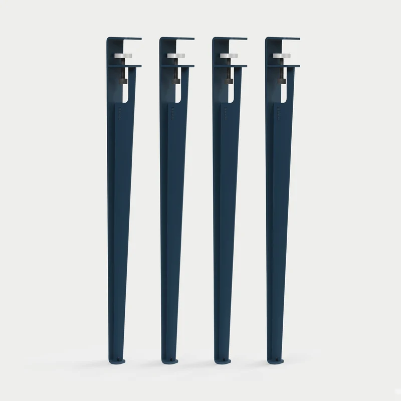 Lot de 4 pieds de table - 75cm