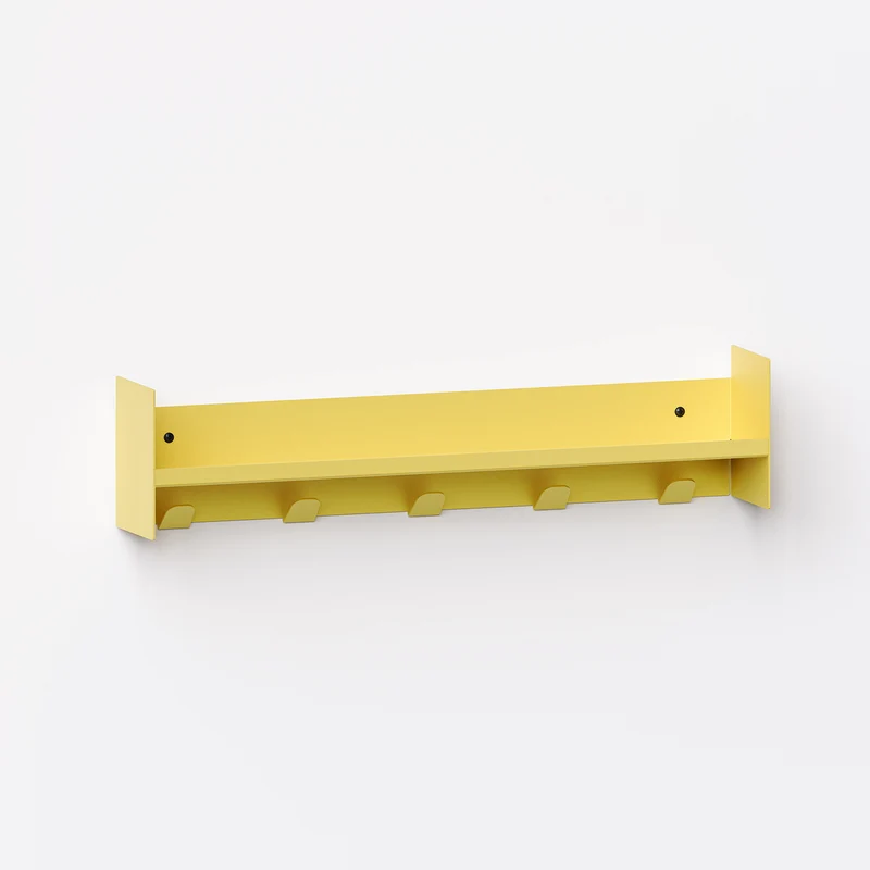 Etagère porte-manteau PLI Slim en acier - 20 à 60cm