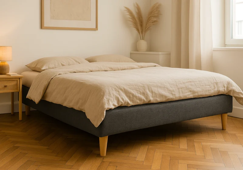 Jeu de 4 pieds coniques bois 16 cm - Arden