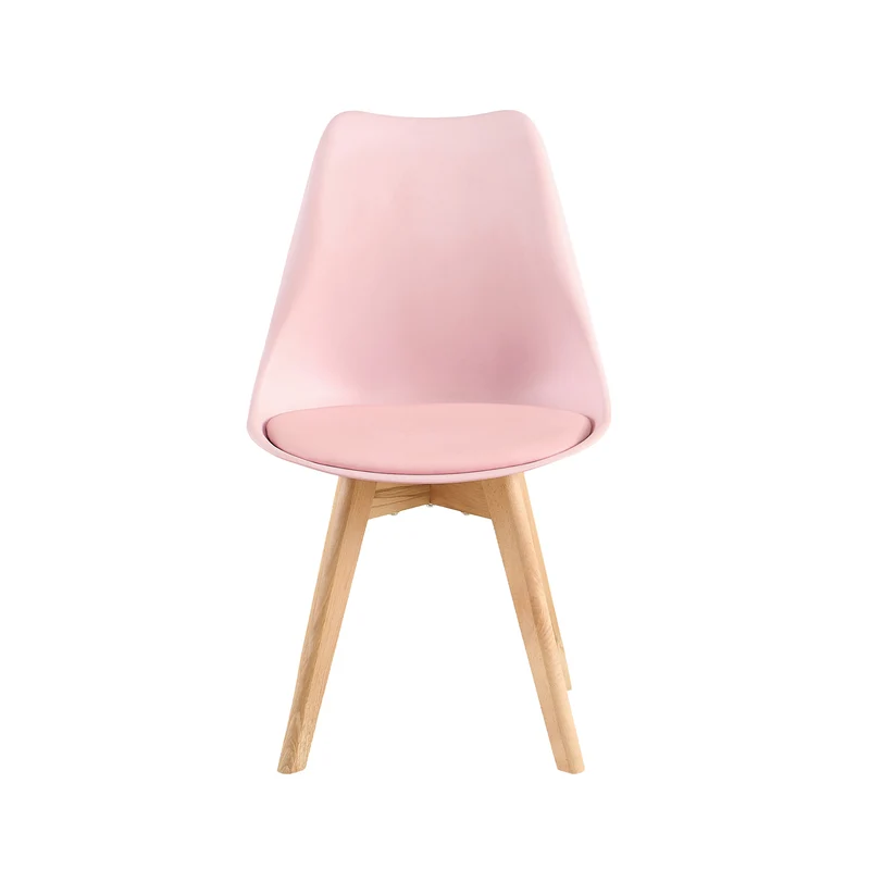Chaises de salle à manger TULIP rembourrées (Lot de 2/4) - Rose